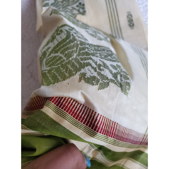 New Women Pure Gorod Silk Saree Handloom Festive Wedding - Picture 11 of 11